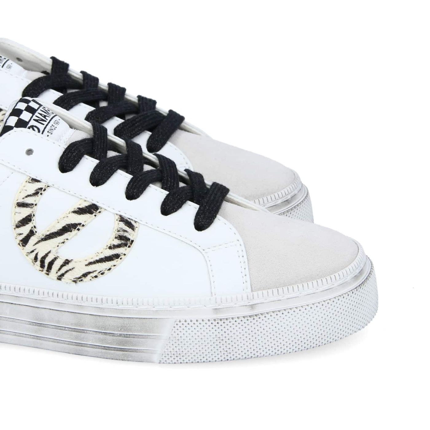 STRIKE SIDE - NAPPA/P.ZEBRA - WHITE/DOVE